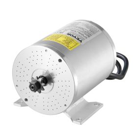 VEVOR 1800W Electric Brushless DC Motor Kit - 48V 4500rpm Motor with Upgraded Speed Controller and Throttle Grip Kit for Go Karts E-Bike Motorcyc