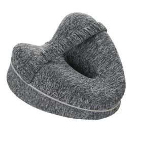 1pc Orthopedic Knee Pillow With Memory Foam For Pain Relief And Pregnancy (Color: GREY)
