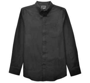 Weiv Men's Casual Long Sleeve Shirts (Color: FUSCHIA, size: XL)